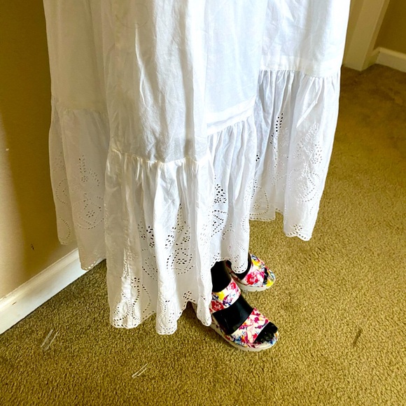 Perfect for Easter/mother’s day/and summer white long maci dress, sleeveless - Picture 7 of 16